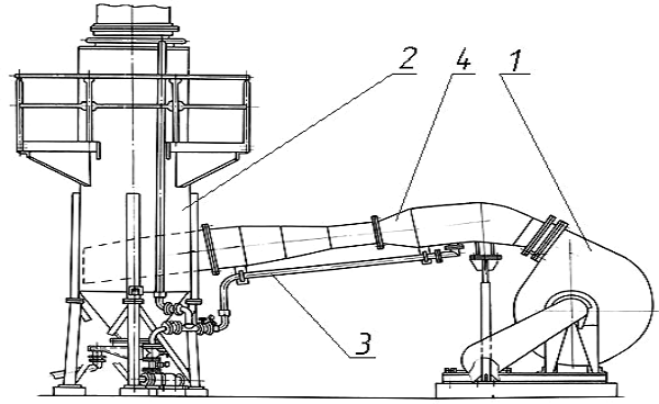 ДС-185 27.00.000 Агрегат мокрой газоочистки (по запчастям)